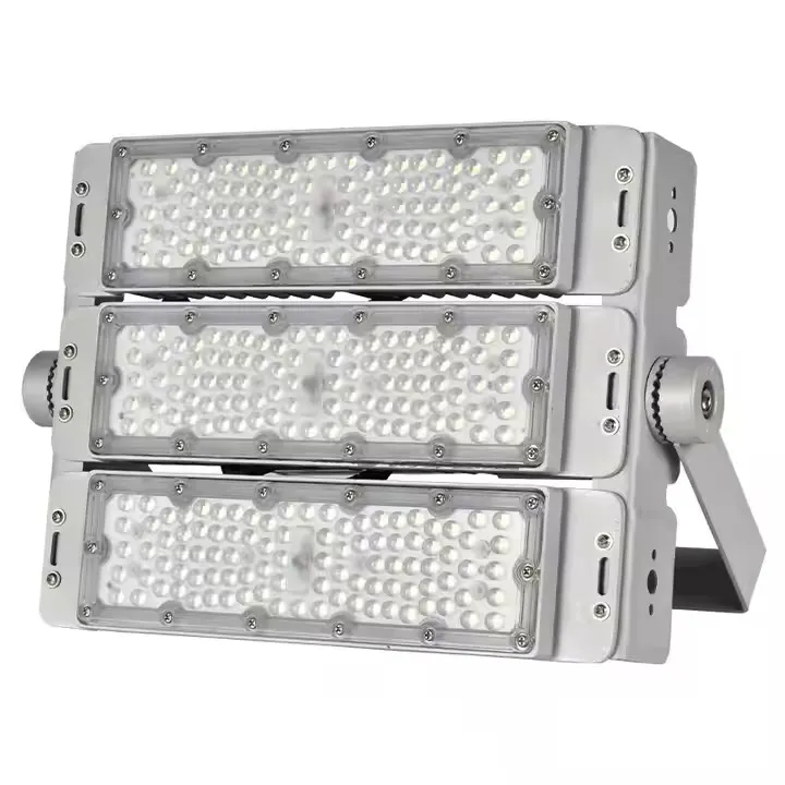 Iluminação de Túnel Modular LED de Alta Potência em Alumínio IP65 para Exterior 200W 300W 400W 500W 600W 700W 800W Luzes de Inundação para Estádio