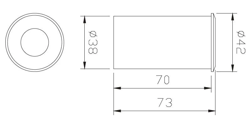 Luz de Spot Inground 1W Pequena Luz LED Marinha de Piso para Exterior 12V 24V 1W para Barco