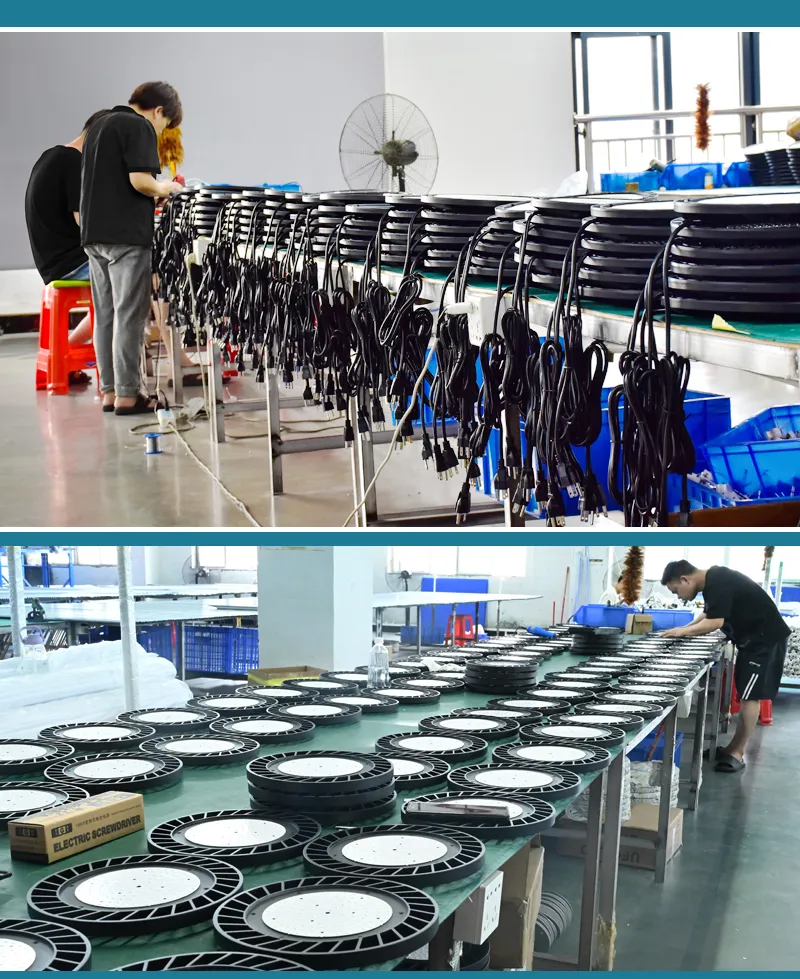 Área de controle de qualidade da fábrica