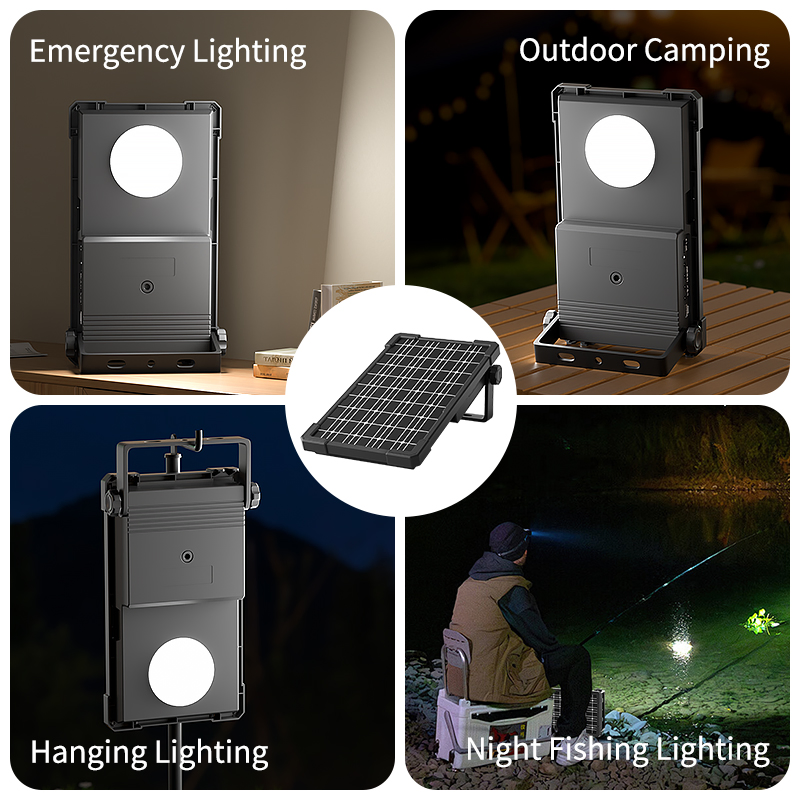 Lâmpada LED Solar de Manuseio Pesado e Confiável para Local de Construção