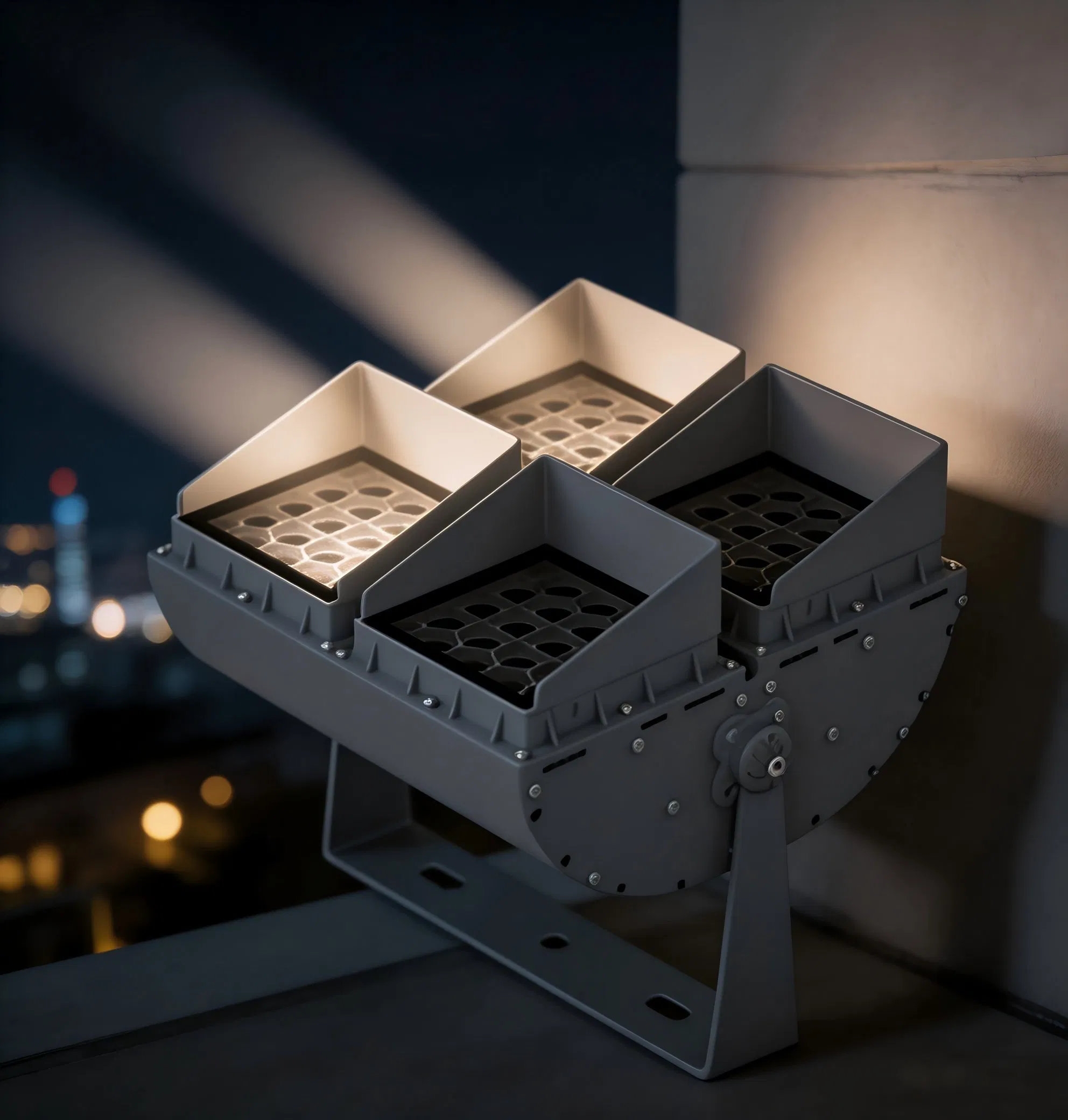 Holofote de Feixe Forte de Alta Intensidade, Luz de Inundação de Alta Potência Modular Combinada, Holofote LED para Exterior IP65,