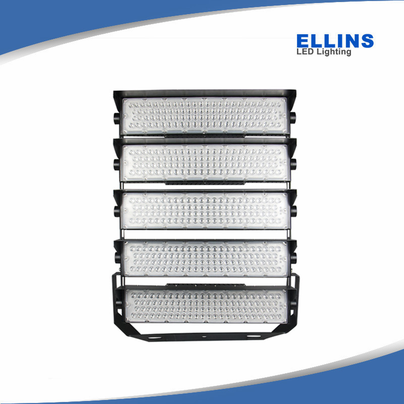 Iluminação de Estádio LED para Esportes ao Ar Livre IP67 500W/1000W/1200W/1500W Luz de Inundação LED de Alto Mastro para Campo de Futebol e Quadra de Tênis