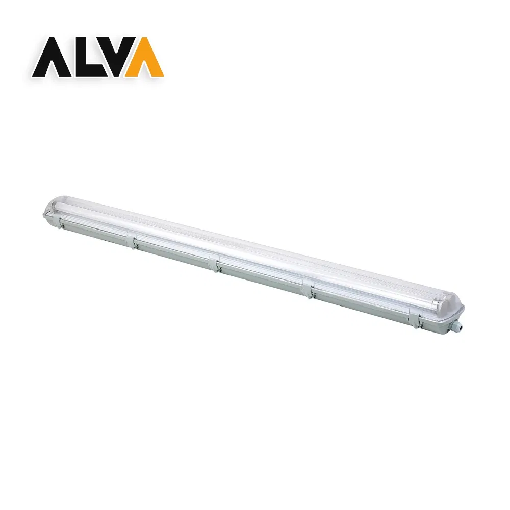 Luminária à Prova d'Água Vazia T8 Com Chapa de Metal
