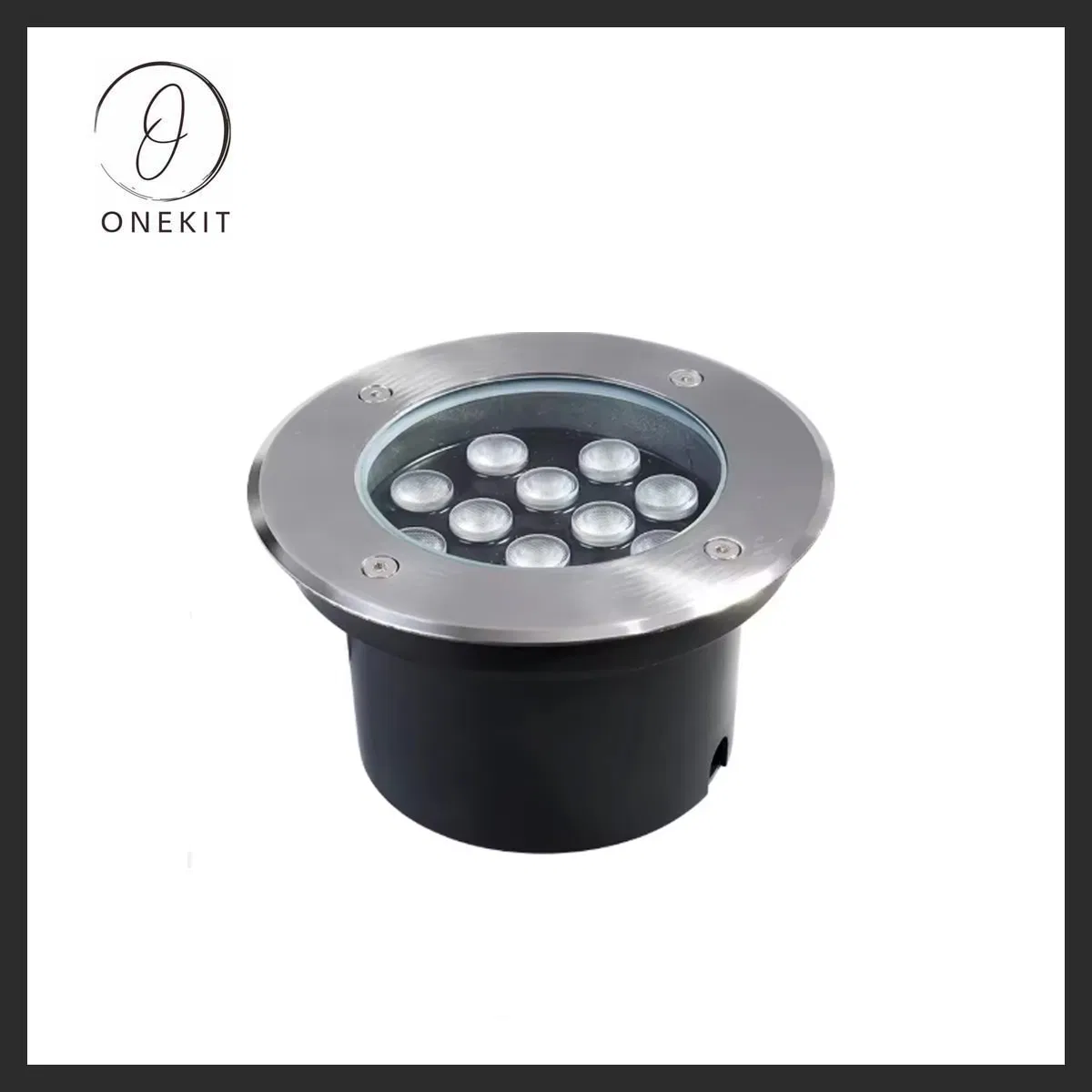 Luz LED embutida 220V Luz subterrânea para deck Iluminação externa para jardim Iluminação paisagística IP67