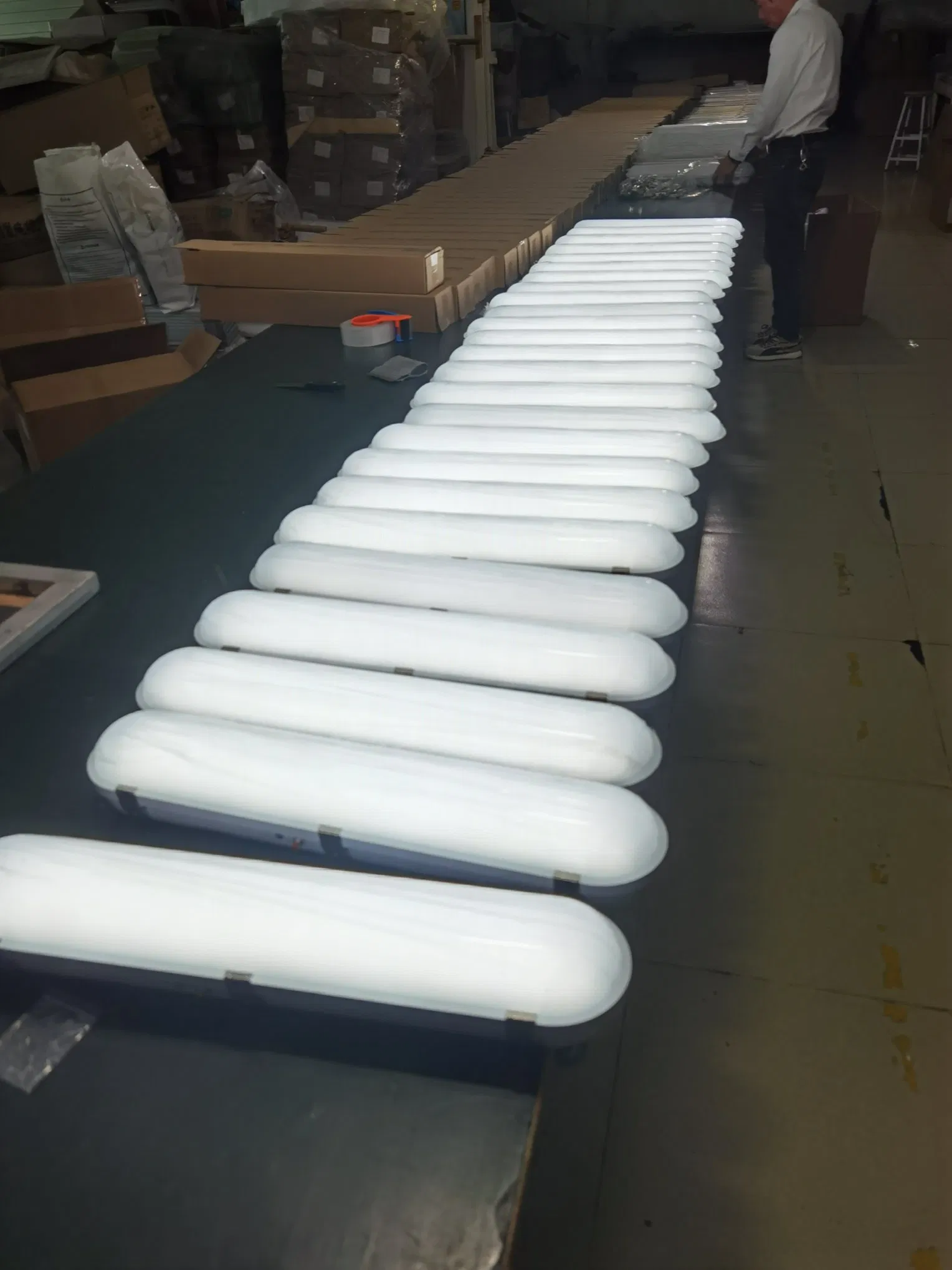 Fixture de Iluminação Linear de Alta Qualidade IP66 À Prova d'Água 8FT Luz LED Triproof