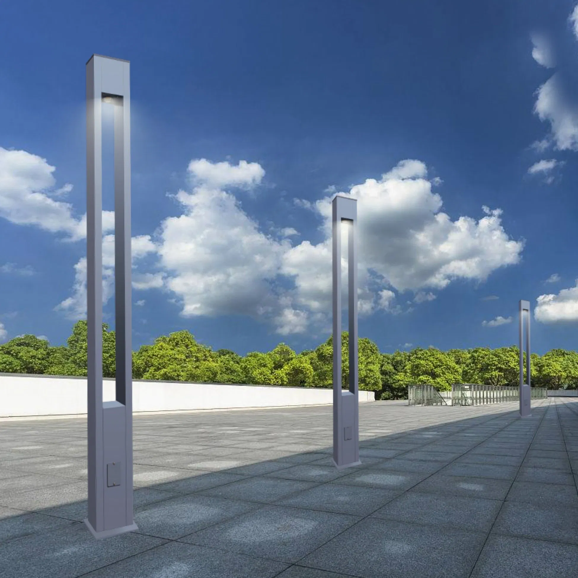 Lanterna de Jardim Inground LED RGBW Solar Powered
