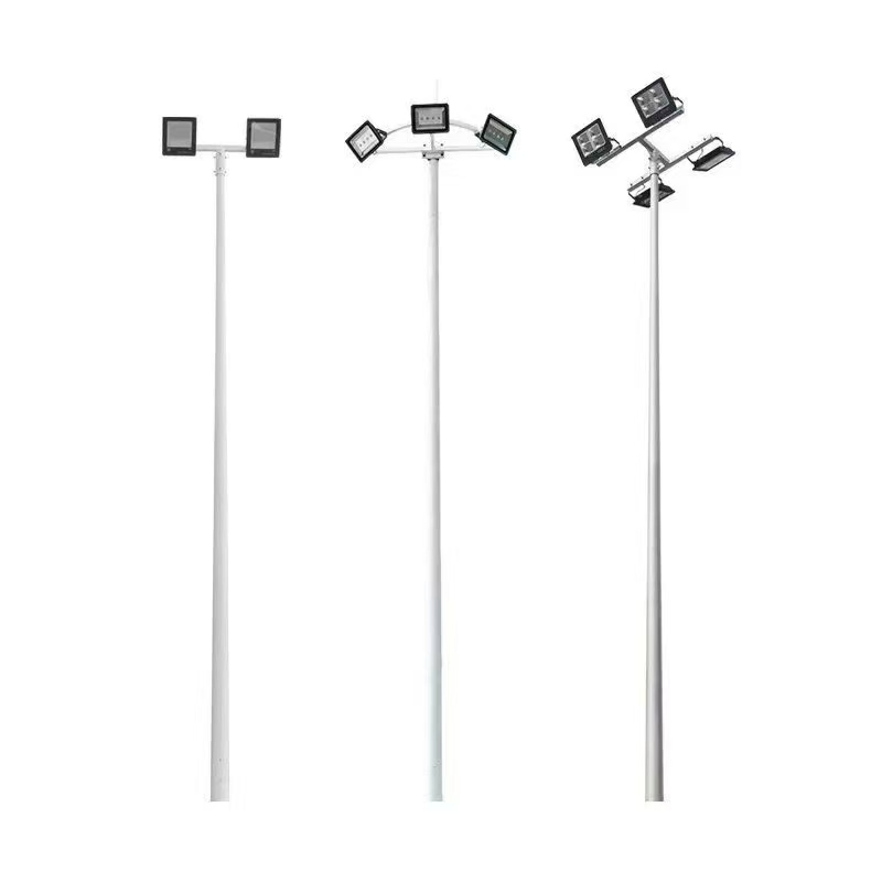 Lâmpada de Alta Mast LED à Prova d'Água para Exterior, Poste de Alta Mast Galvanizado por Imersão a Quente para Iluminação de Rodovias e Estádios