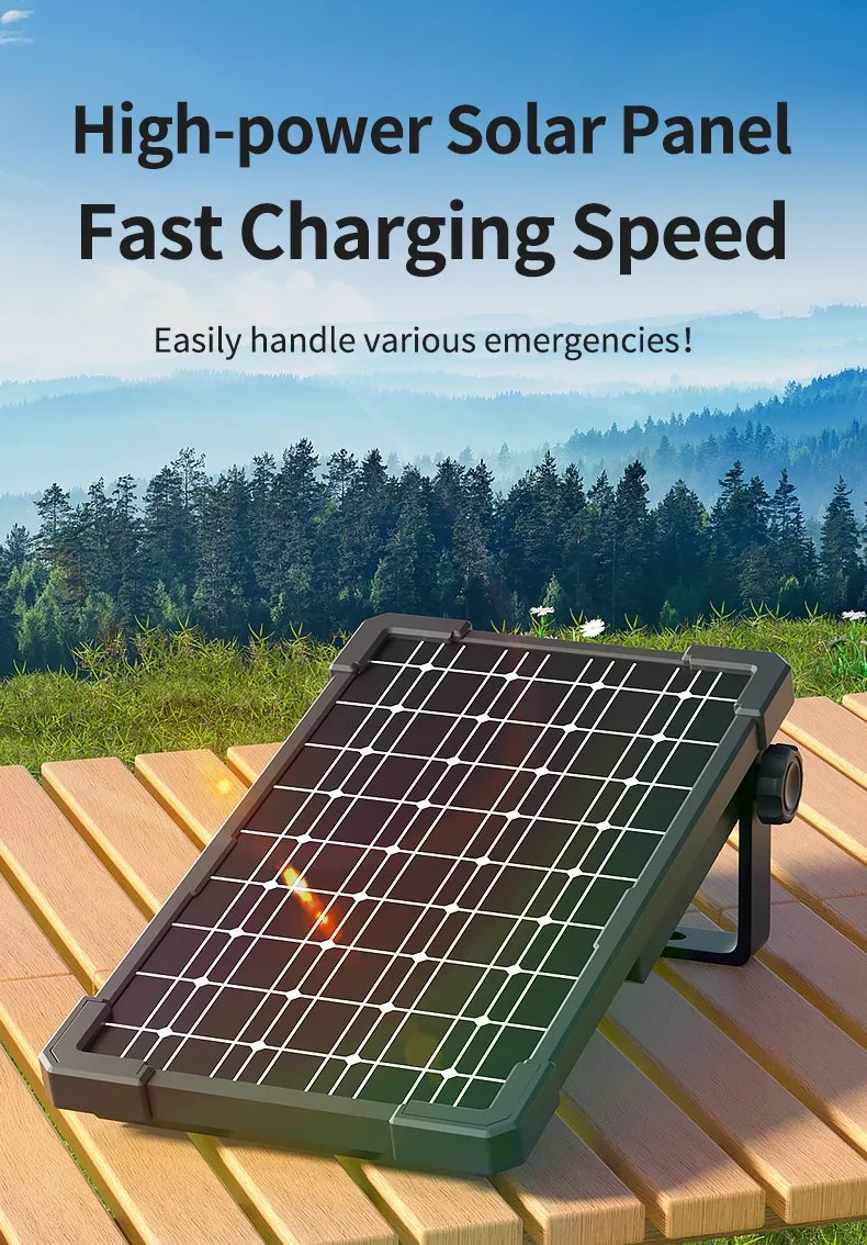 Lâmpada LED Solar de Manuseio Pesado e Confiável para Local de Construção