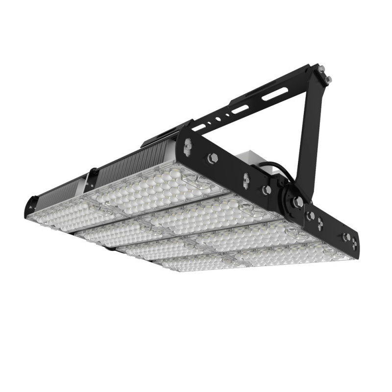 Iluminação de Estádio de Alto Mastro 100W 200W 300W 400W 500W 600W 800W 1000W 1200W Luz de Inundação LED Surto 20kv Ik10 IP66 95ra 180lm/W