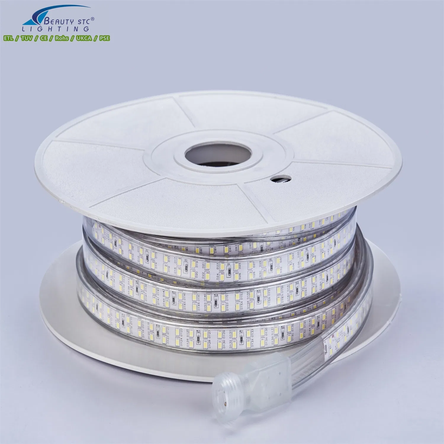 TUV 230VAC Fita LED de Alta Tensão para Canteiros de Obras, Túneis, Manutenção de Estradas, Iluminação de Árvores