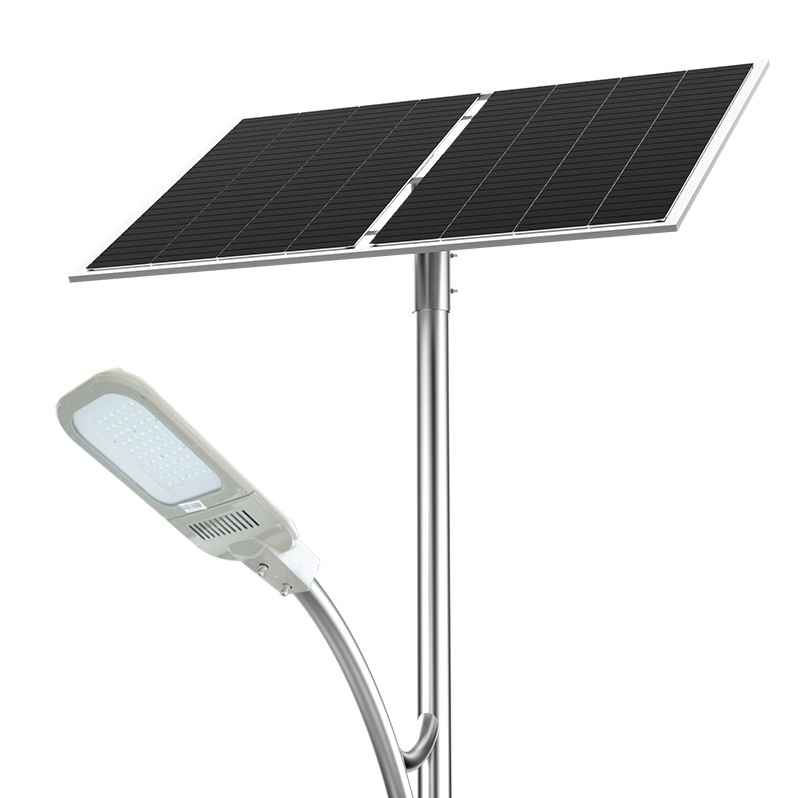 Lâmpada LED de Rua Solar com Sensor de Movimento para Iluminação Externa