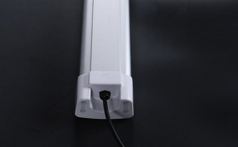 2FT 4FT 5FT 50W Iluminação Linear de Túnel LED IP66 Lâmpada Branca LED à Prova d'Água e à Prova de Intempéries com Clipes Luz Tubular LED Triproof Instalação Fácil