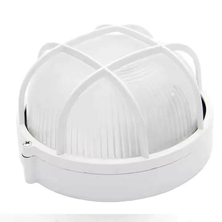 IP68 Iluminação de Parede ao Ar Livre em Alumínio à Prova d'Água com Luz LED E27 Luz Grande Círculo