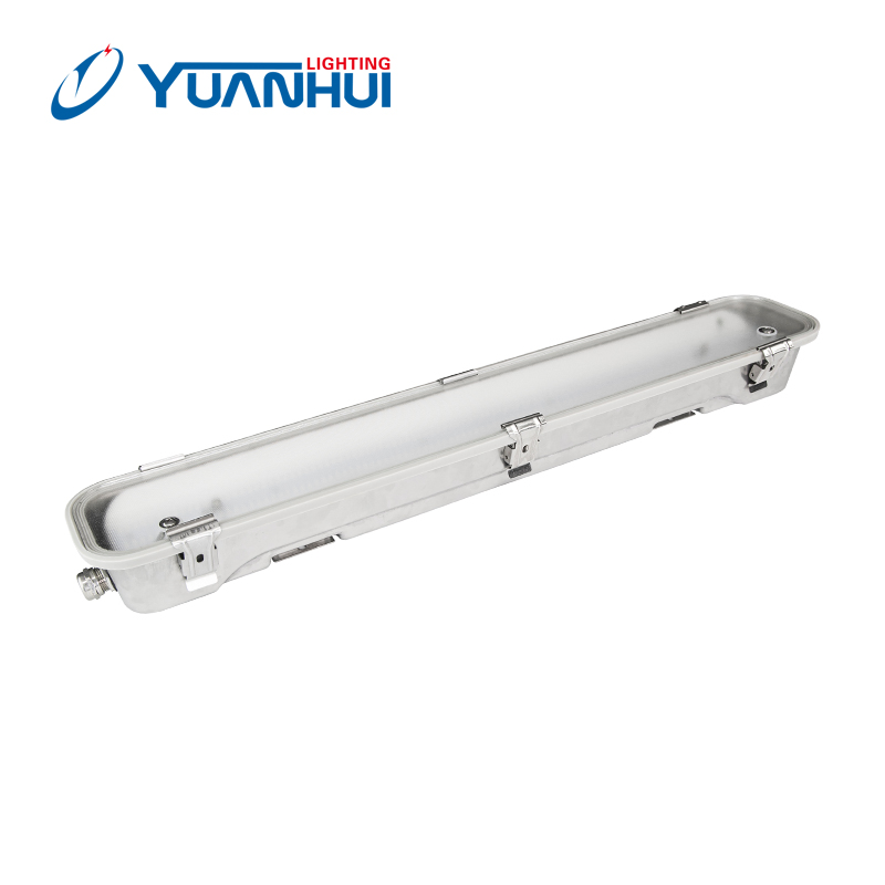 IP66 Ik08 Lâmpada de Aço Inoxidável à Prova d'Água, Fixture de Iluminação LED, Iluminação de Túnel Tri-Proof, Lâmpada Tubular Triproof LED