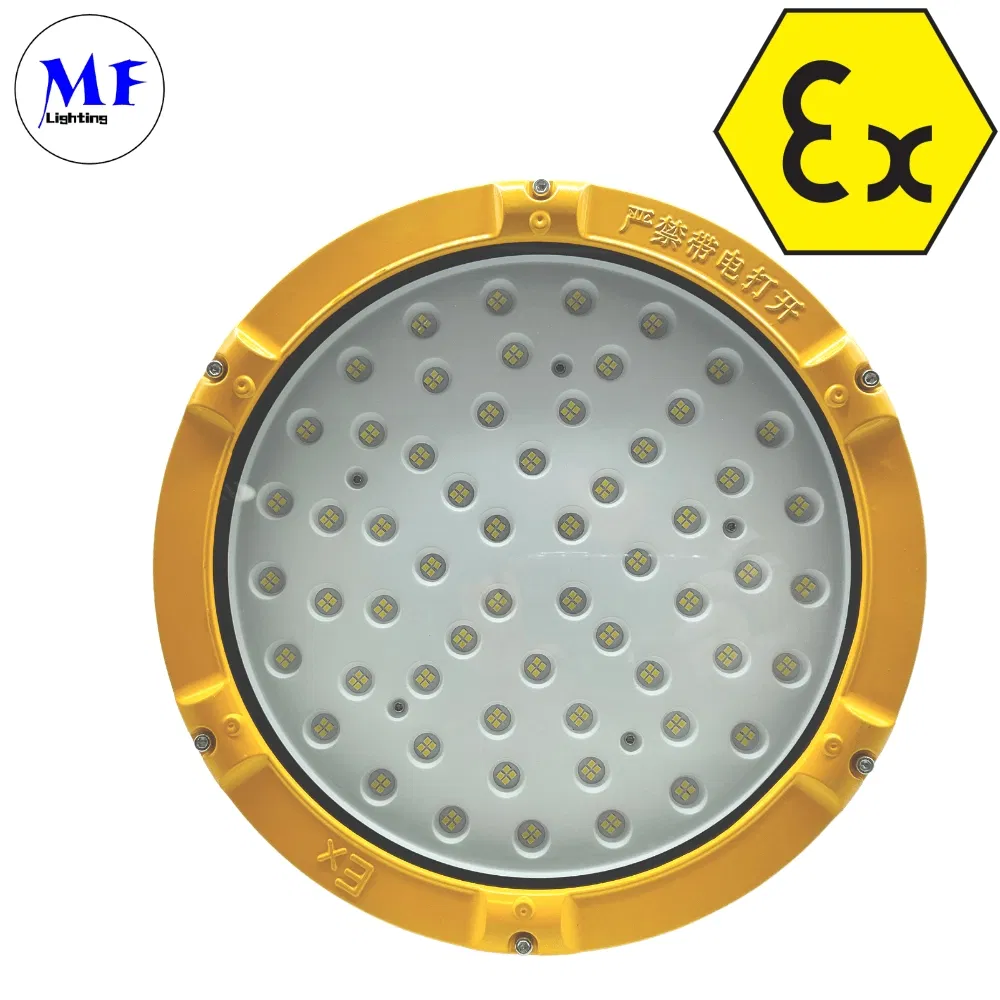 Zone1 Zone2 Lâmpada LED Antiexplosão Atex Iluminação LED para Zona Perigosa Luminária LED Montada em Alta Baía à Prova de Explosão