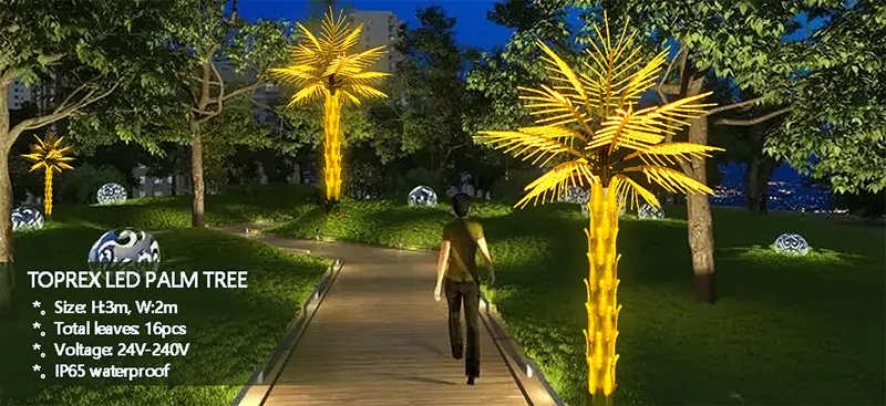 Parâmetros de Iluminação LED Árvore Artificial 1