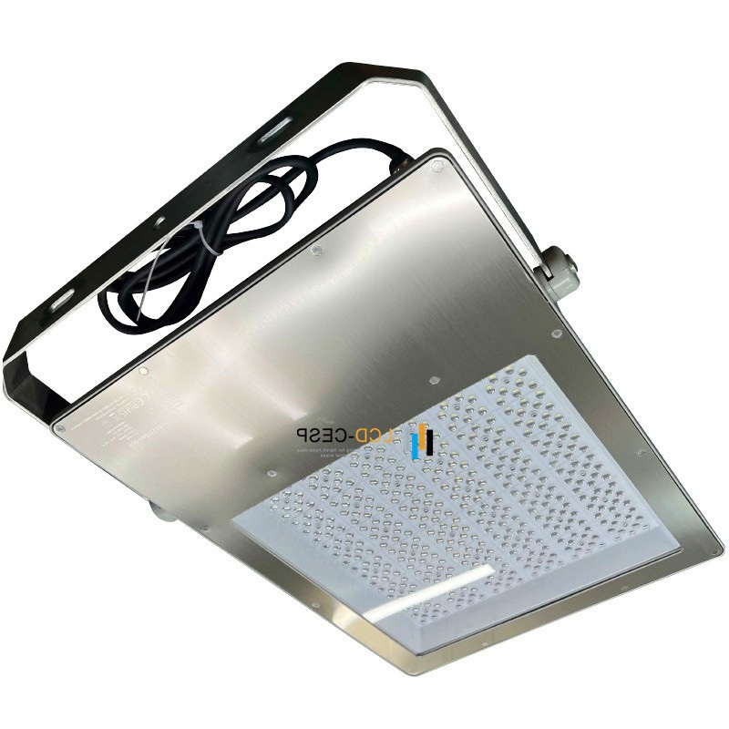 Holofote de Aço Inoxidável de Grau Marinho 100W-200W-300W, Spot LED, 100-277V, 4000K, Iluminação de Busca