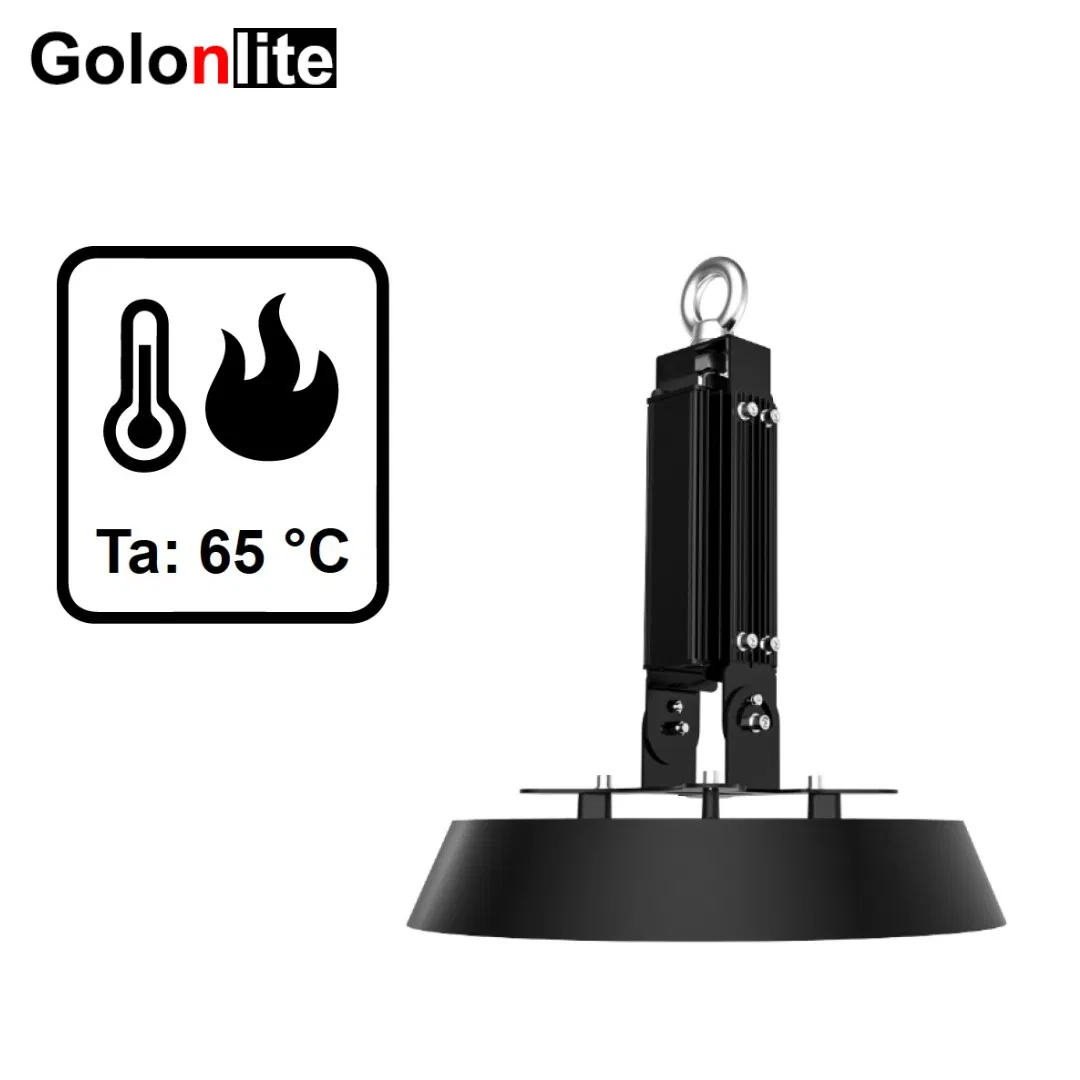 210lm/W Lâmpada de Baixa Bay Dimmable para Ginásio Showroom Fábrica Oficina Armazém 300W 240W 100W 150W Iluminação Industrial LED 200W Luminária LED High Bay Tipo UFO