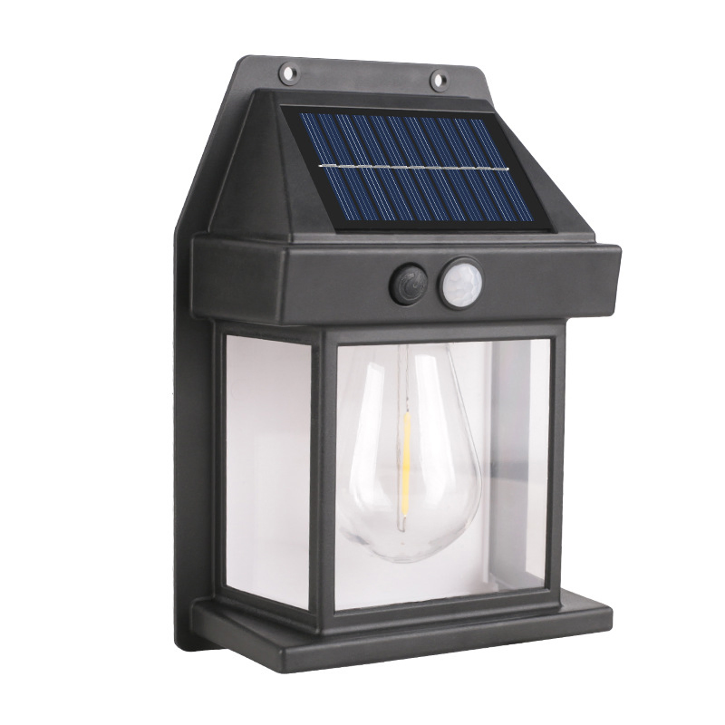 Sensor de movimento candeeiros solares candeeiros de parede iluminação exterior à prova de água para Decoração de jardim LED decoração de iluminação de rua IP65