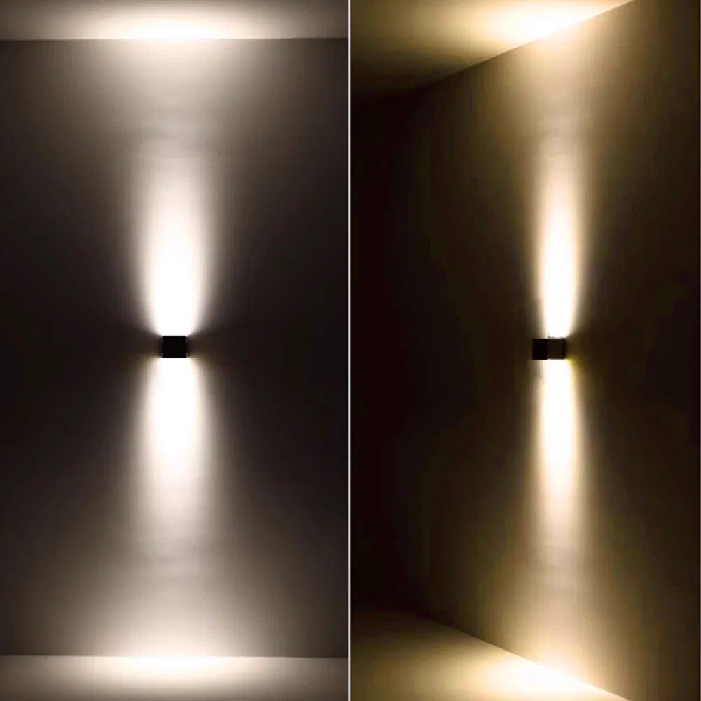 IP66 Luminária de Parede LED Decorativa Opulenta 24W Refletor LED para Paisagismo Jardim Iluminação Externa
