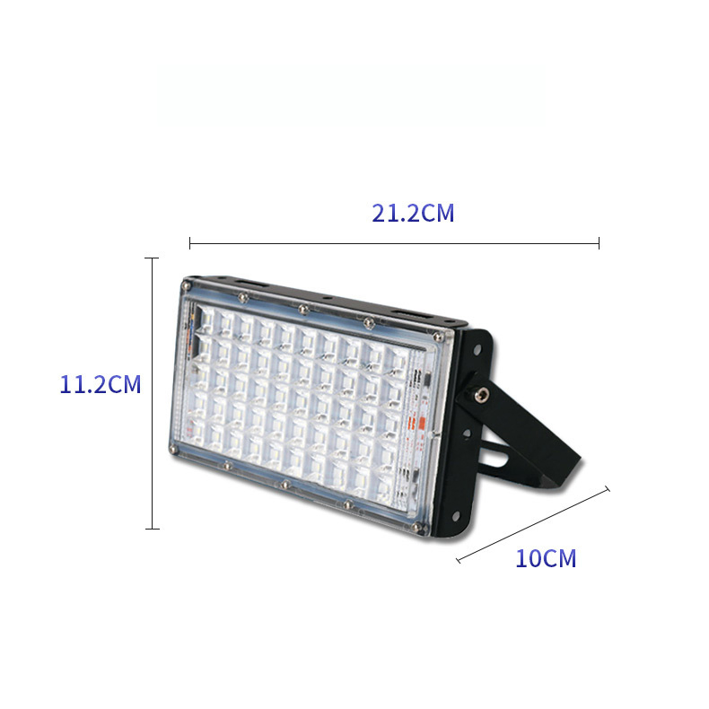 2025 LED RGB 100W Luz de Inundação LED RGB 50W 100W Luz Colorida Luzes de Inundação RGB