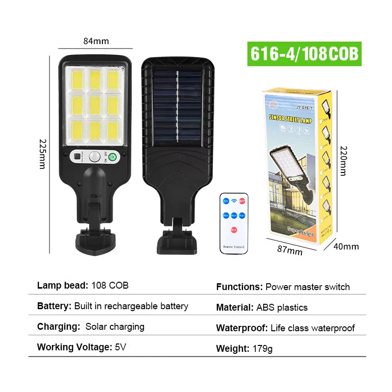 Luzes de Rua Solar LED Externas