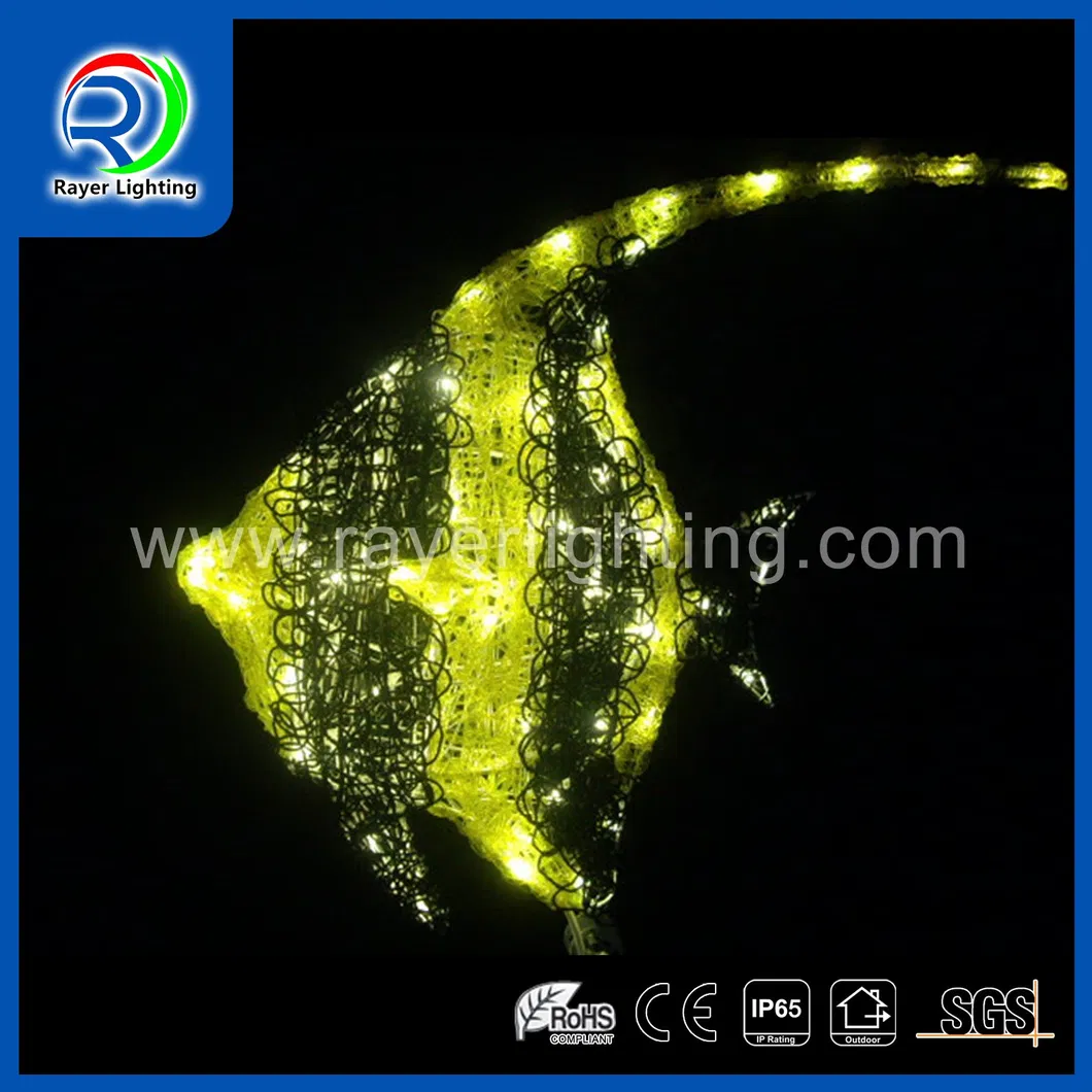 Iluminação de Paisagismo em LED Luz Motivo Coral Rosa LED Decorações do Parque Oceânico