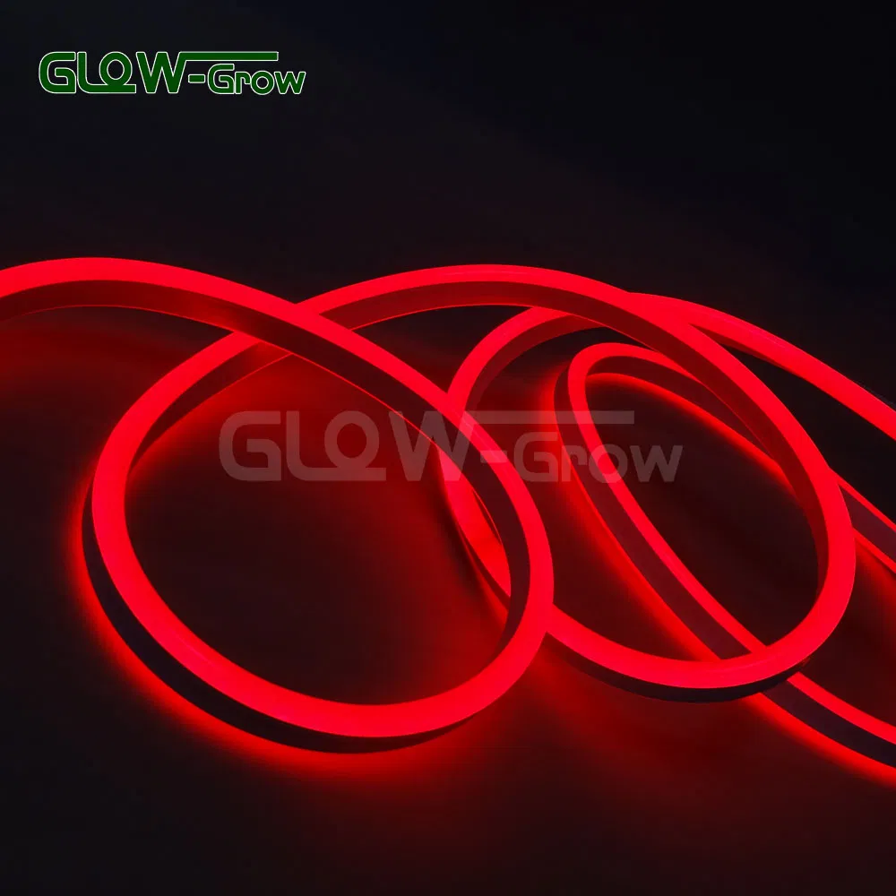 Fábrica UL ETL 8*16mm Iluminação Amarelo LED Neon Flex para Natal Decoração de Jardim e Paisagismo com LED