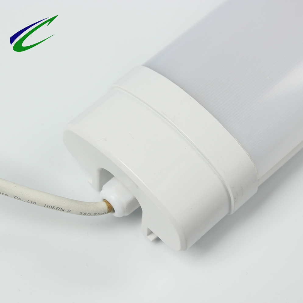 Lâmpada Tri-Proof Moderna de Economia de Energia 2&times; 18W À Prova de Poeira À Prova d'Água Antisséptica Iluminação LED