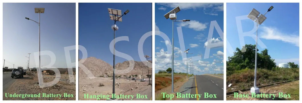 Design ao Ar Livre 10m Altura do Poste 100W Luz de Rua Solar LED