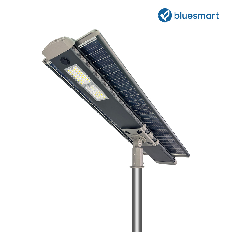 Iluminação Solar LED Inteligente Luz Solar com Sensor de Movimento Luz de Poste Solar Luz de Estrada Lâmpada de Rua LED