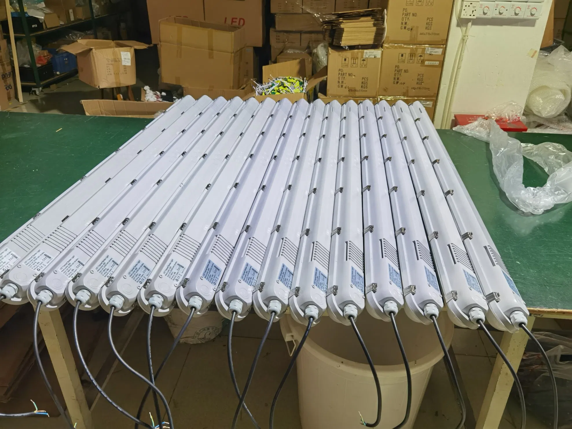 Fixture de Iluminação Linear de Alta Qualidade IP66 À Prova d'Água 8FT Luz LED Triproof