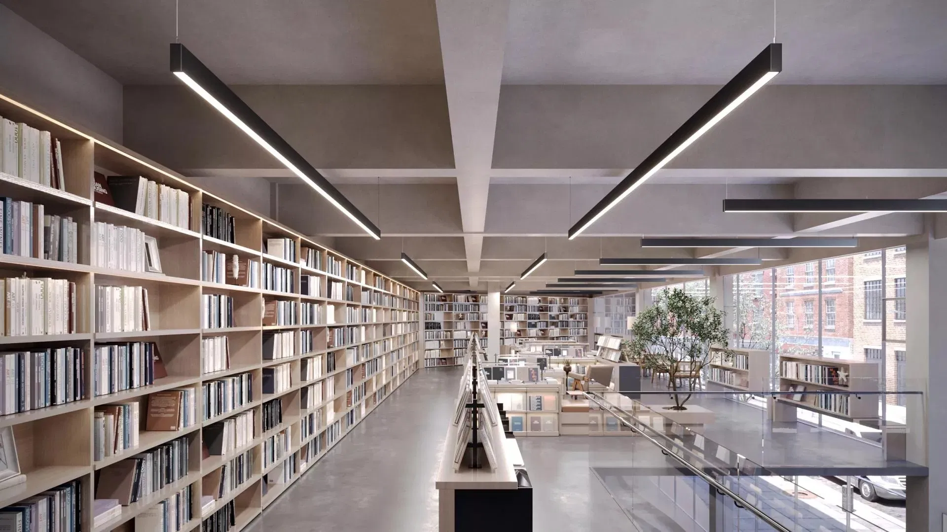 Acabamento em Madeira Arquitetônica Perfil de Alumínio Iluminação Linear LED Branco Ajustável RGBW Dali Casambi