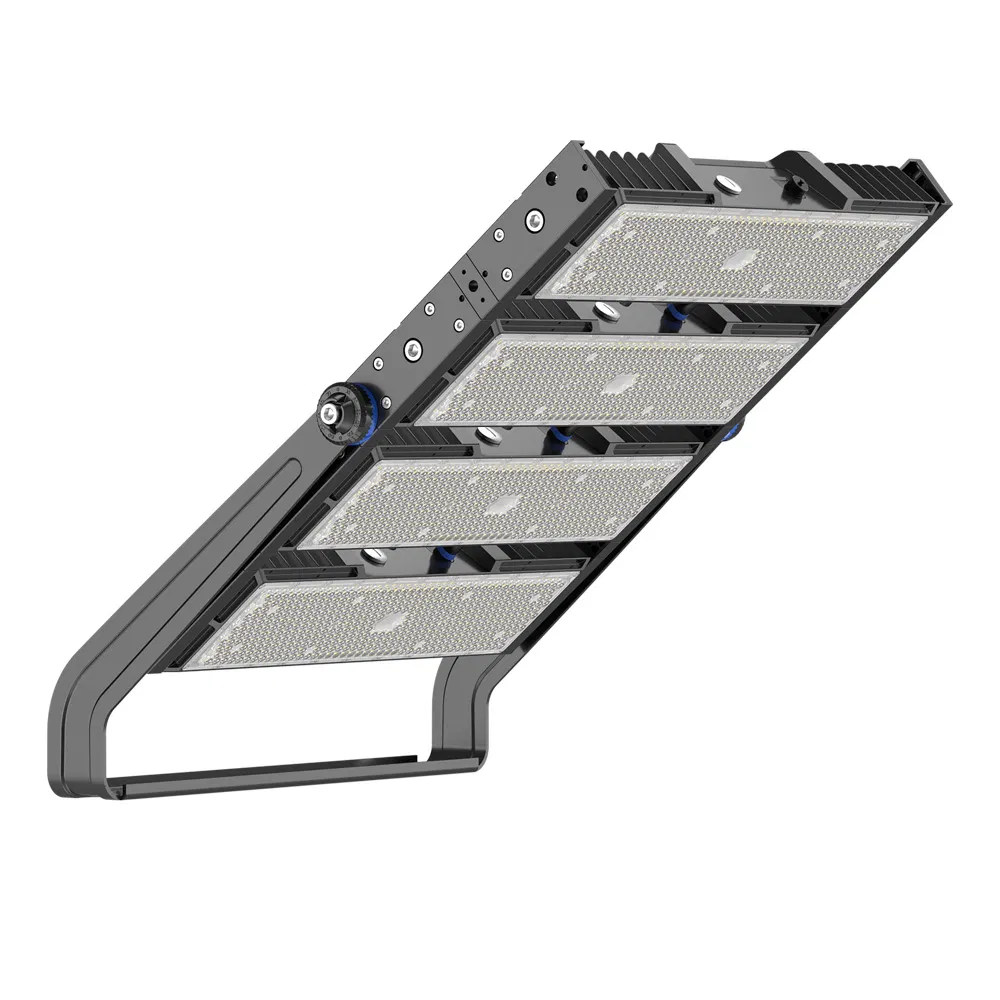 Módulo de Alta Potência 250W 500W 750W 800W 1000W 1250W 1500W Ik10 IP66 Luz de Inundação LED à Prova d'Água para Esportes ao Ar Livre, Luz de Estádio para Campo de Futebol e Futebol