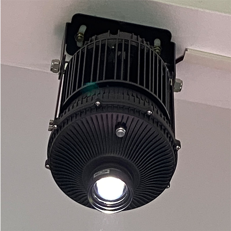 Controle de Sensor LED 150W Sinais Personalizáveis Projetor Industrial Uso para Segurança de Passagem de Empilhadeira Iluminação de Advertência