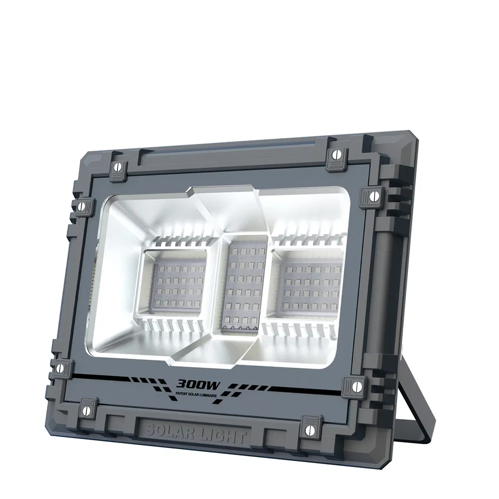 Iluminação Externa de Alta Brilho 60W 100W 200W 300W 500W 800W Luz Solar LED RGB Flood