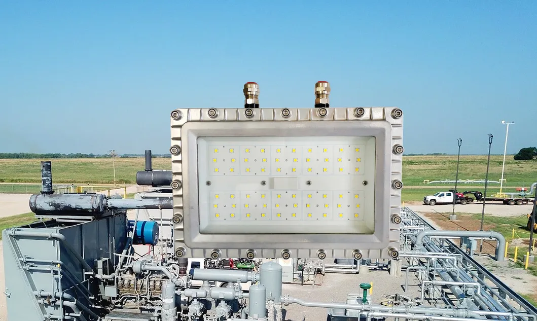 Lanterna de Spotlight à Prova de Explosão, 50W-1000W, LED, 90-305VAC, 5000K, 20deg, Iluminação para Barcos Marítimos