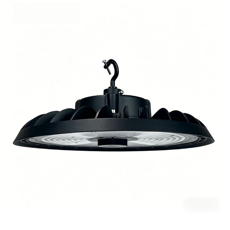 200W Luz de Teto LED com Sensor de Movimento para UFO, Fixture Resistente às Intempéries, Iluminação Eficiente para Armazém, Oficina, Sótão