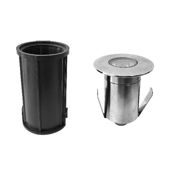 Luz de Spot Inground 1W Pequena Luz LED Marinha de Piso para Exterior 12V 24V 1W para Barco
