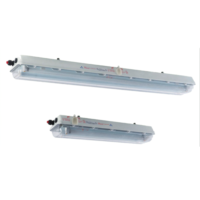 Montagem no Teto IP65 Tubo Duplo 2X9w 18W 20W 40W LED T8 T5 Luminária à Prova de Explosão Luz Fluorescente 0.6m 2FT 4FT Iluminação Ex-Proof