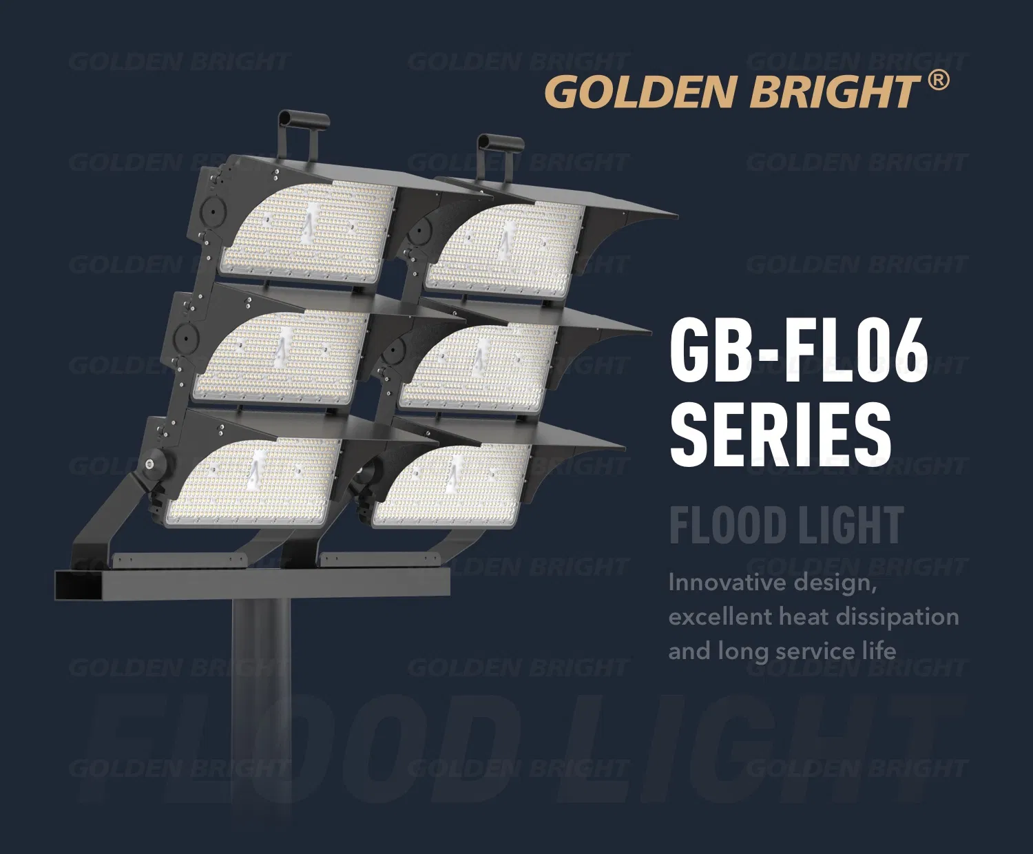 GB-FL06 Luminária de LED à Prova de Surto para Iluminação Externa de Canteiro de Obras
