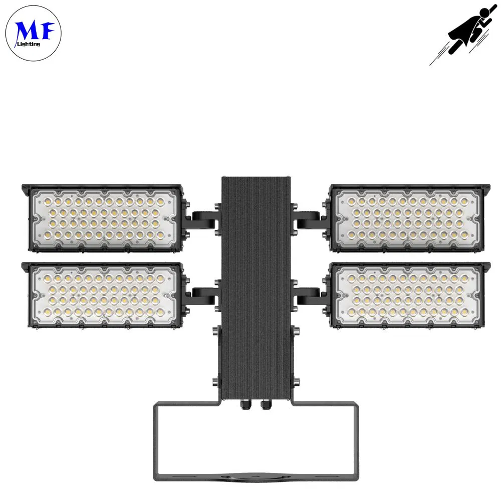 Preço de Fábrica 5 Anos de Garantia 1200W 6000K 155lm/W-165lm/W 10&deg; /20&deg; /40&deg; /60&deg; /90&deg; Iluminação LED para Estádio Esportivo para Campo de Esportes