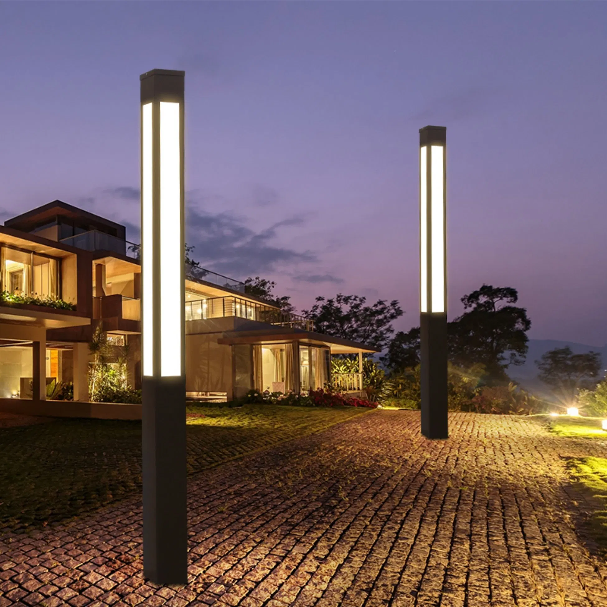 Lanterna de Jardim Inground LED RGBW Solar Powered
