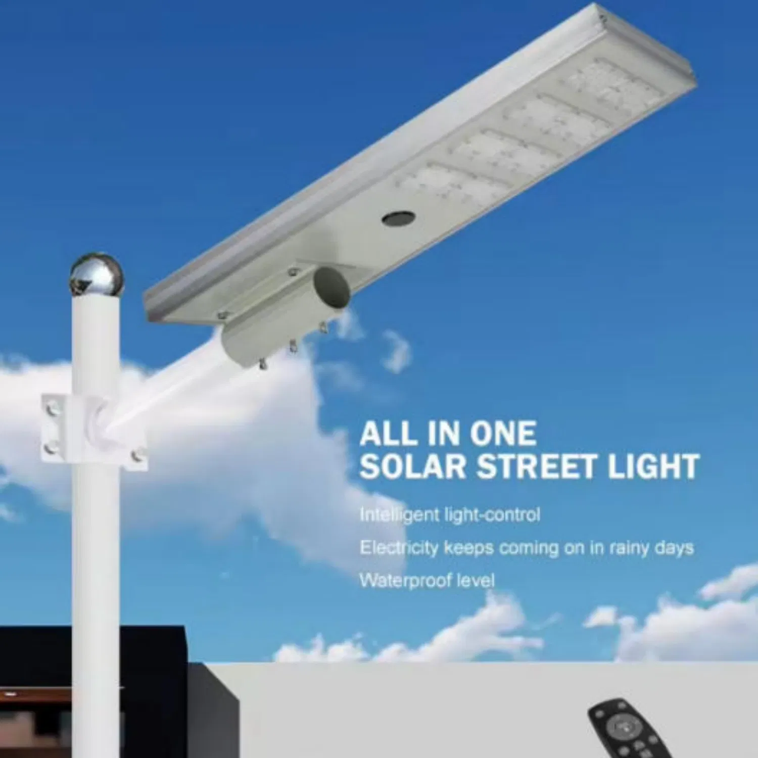Unidade Integrada de Solar e Iluminação Simplifica a Construção de Instalações de Apoio Luz de Rua Solar LED