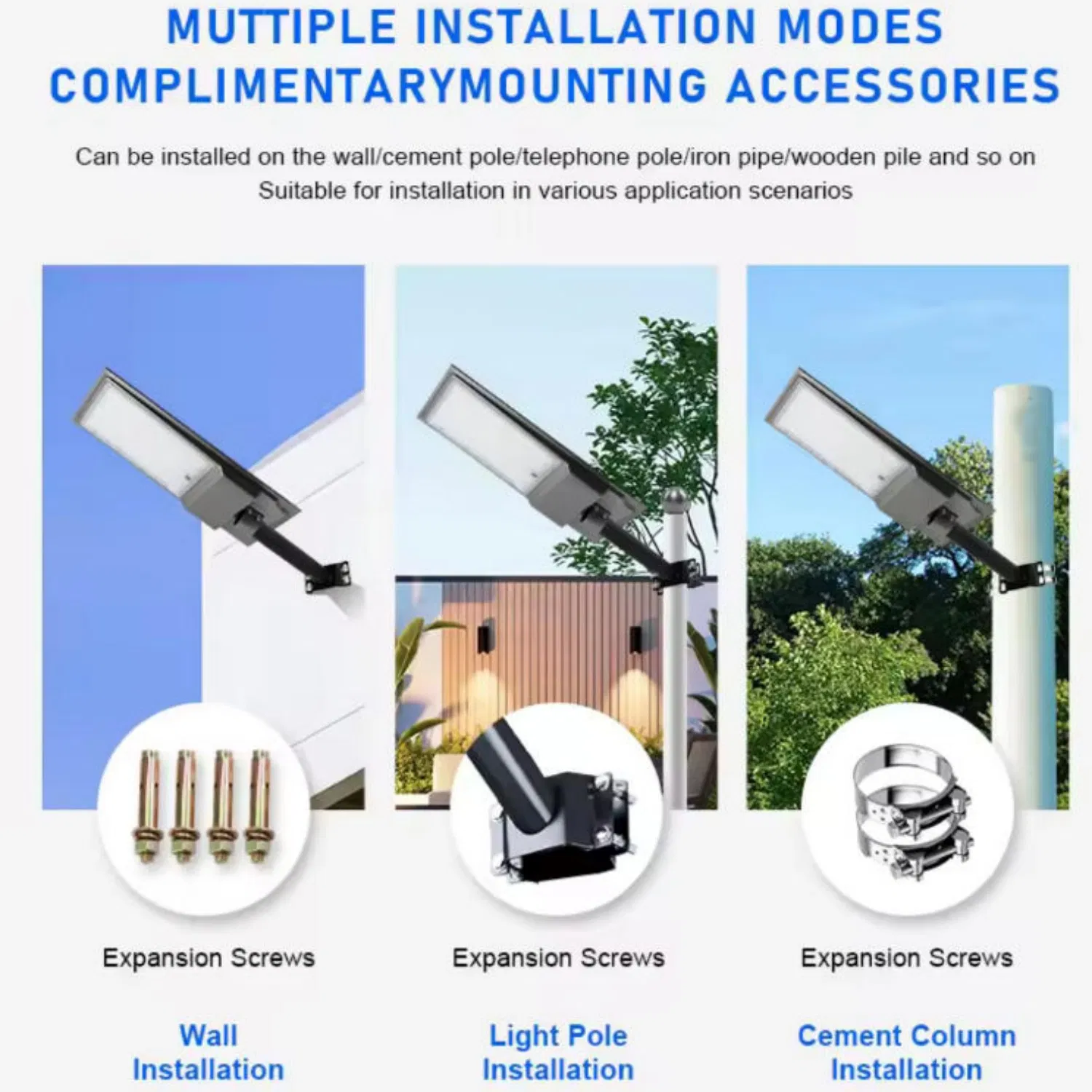 Unidade Integrada de Solar e Iluminação Simplifica a Construção de Instalações de Apoio Luz de Rua Solar LED