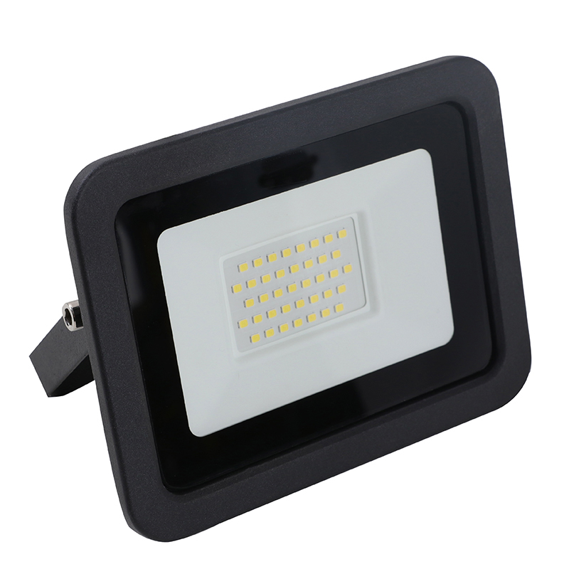 Holofote LED Exterior com Aprovação CE RoHS 10W 20W 30W 50W 80W 100W 150W 200W Iluminação de Projetos de Estradas IP65 Luz de Inundação LED