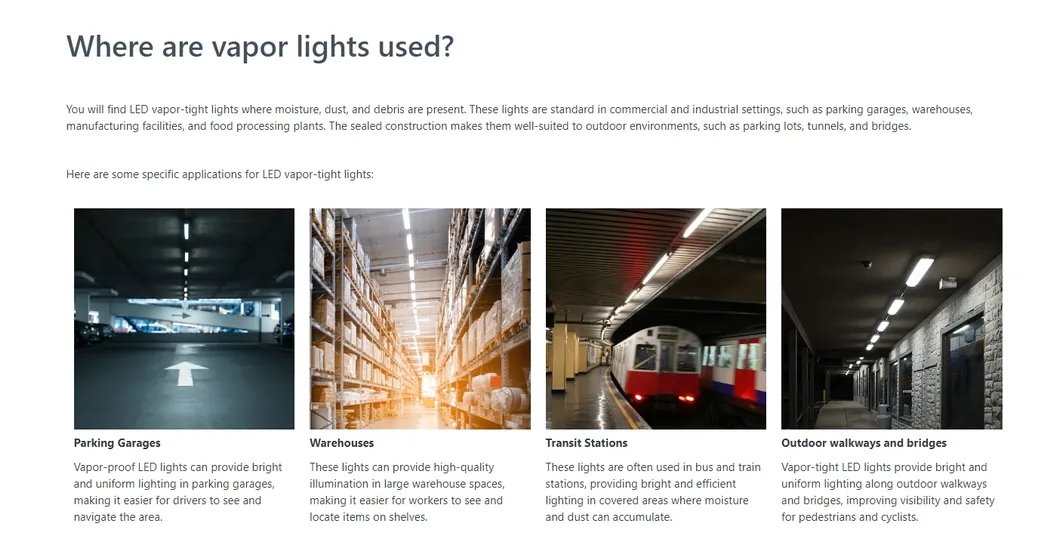 Processo industrial de iluminação