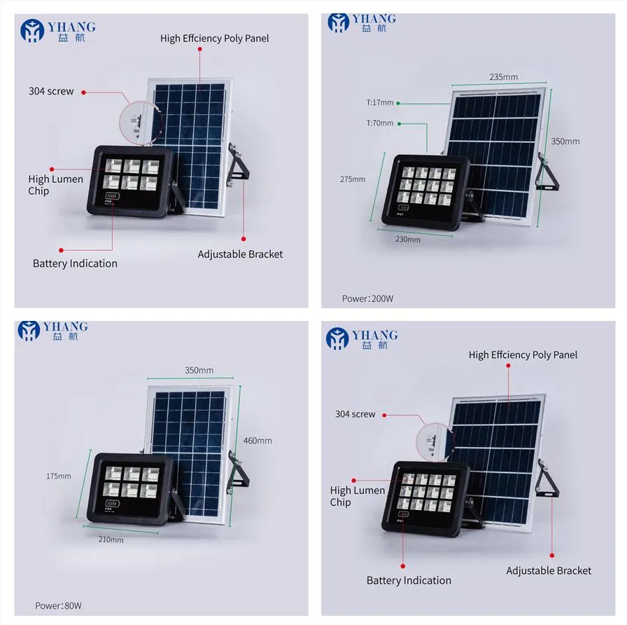 Luz de Rua Holofote Solar LED