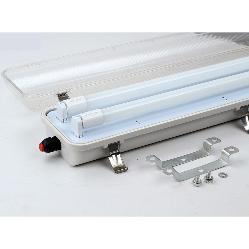 2*36W Luminárias Fluorescentes Ex Industriais Luz Linear Zona 1 e Zona 2 Luz LED à Prova de Explosão 5000K Luz do Dia