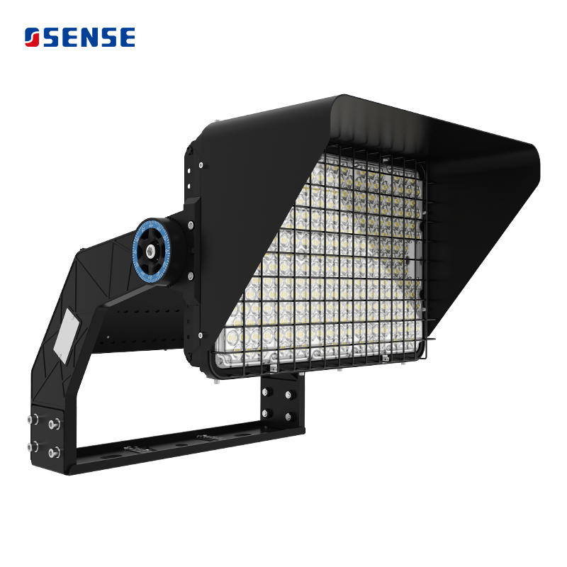 Função inteligente para ampliar iluminação de refletores LED em estádios esportivos